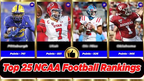 ncaaf|ncaaf rankings today.